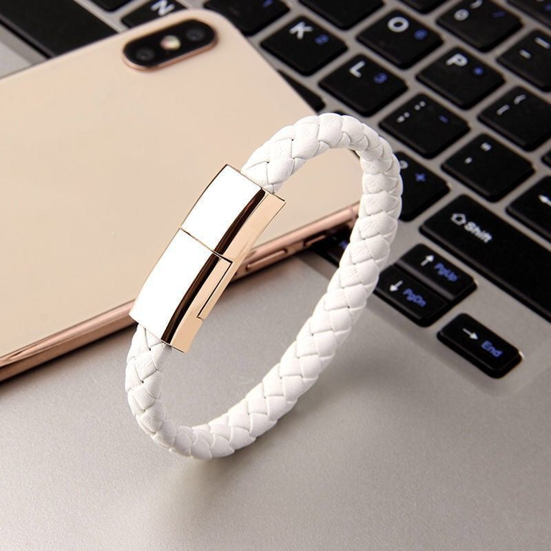 Magnetic Bracelet Charger – USB Charging Cable & Data Cord for iPhone / Type-C / Micro-USB