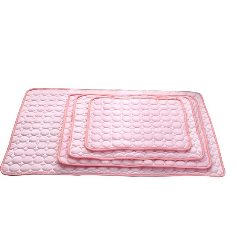 Pet Cooling Mat – Ice Silk Summer Bed Pad for Dogs & Cats