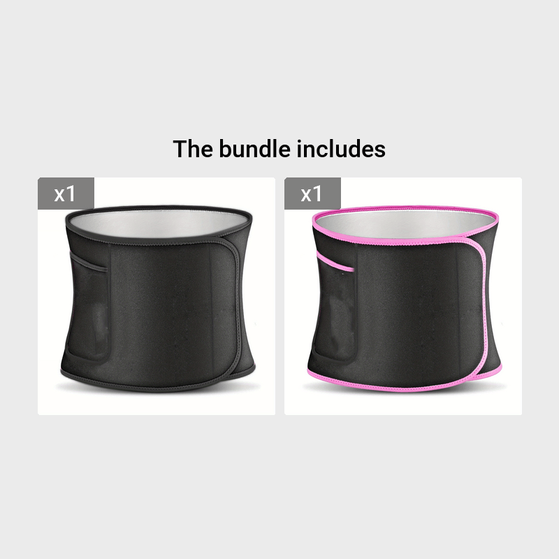 Waist Trimmer For Women And Mens, Elastic Compression Waist Trainer Sweat Belt For Fitness Exercise, Tummy Control Shapewear