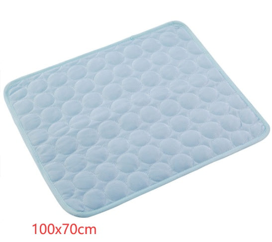 Pet Cooling Mat – Ice Silk Summer Bed Pad for Dogs & Cats