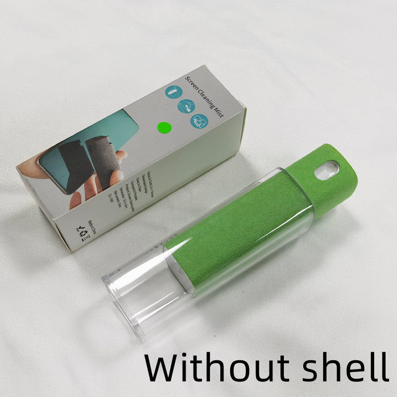 2-in-1 Portable Screen Cleaner Spray – Refillable Microfiber Bottle for Phones, Laptops & Tablets