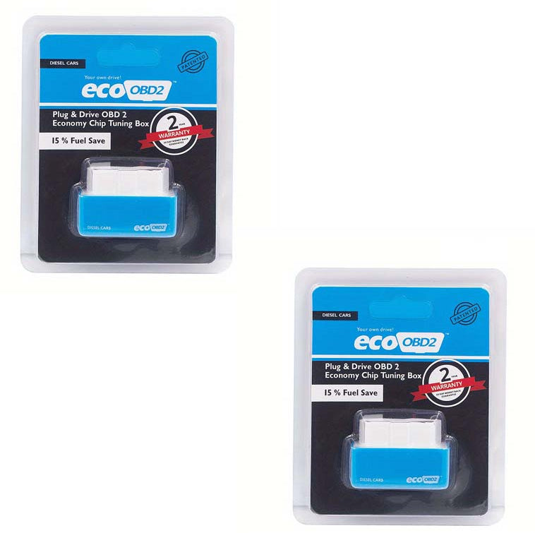 EcoOBD2 Plug & Play Fuel Saver – Smart OBD2 Chip for Gasoline Cars (Fuel Economy & Performance Booster)