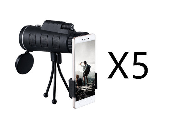 40x60 Monocular Telescope with Tripod & Phone Holder – High Definition Zoom Scope for Outdoor, Camping & Bird Watching