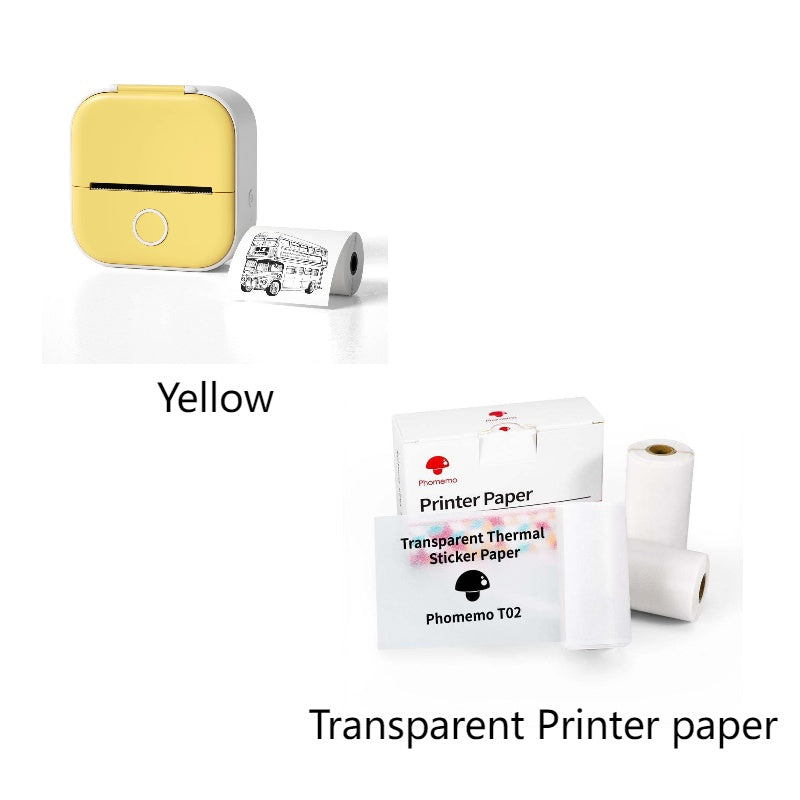 Mini Bluetooth Label Printer – Portable Thermal Photo & Note Printer