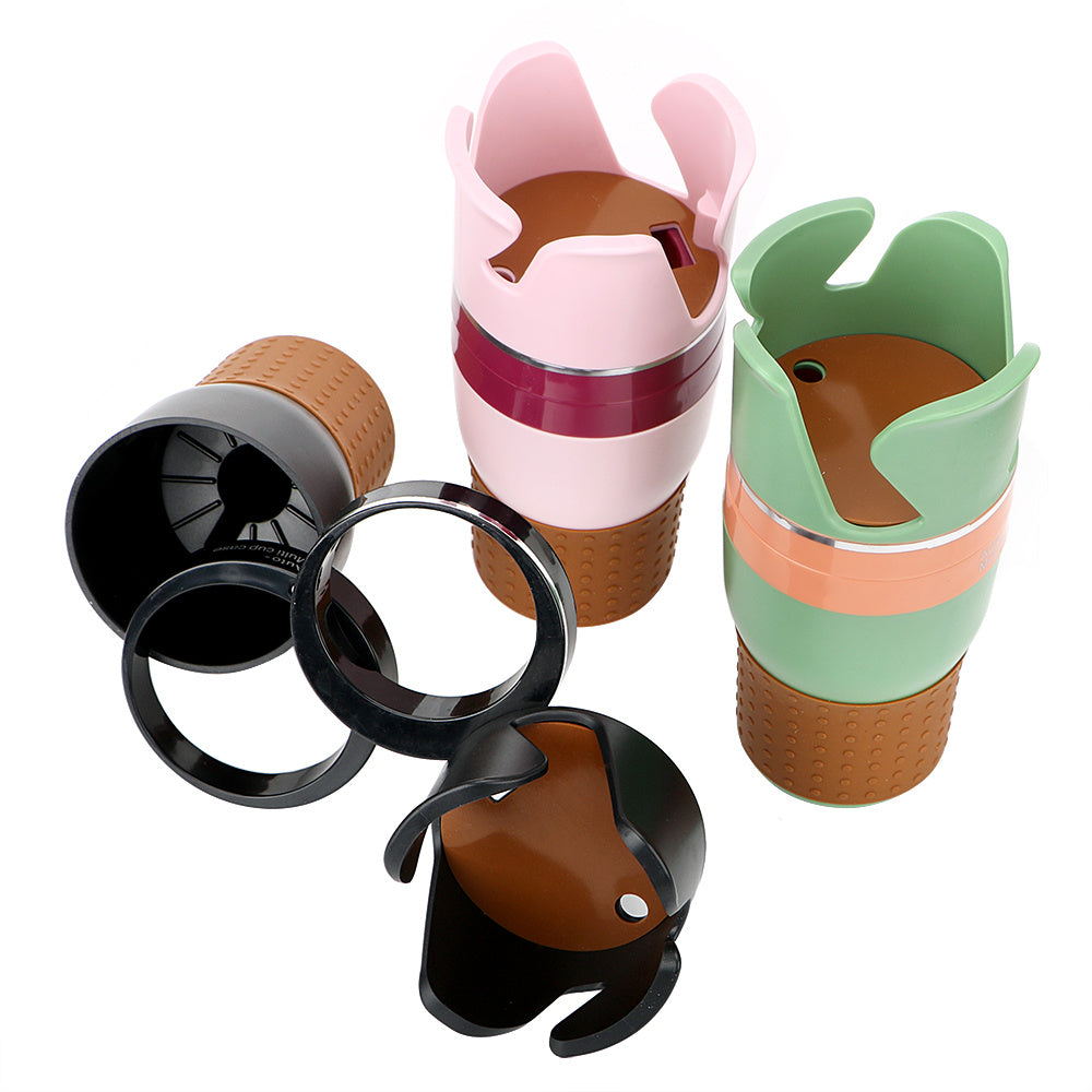 360° Rotating Car Cup Holder – Multi-Function Drink & Storage Organizer