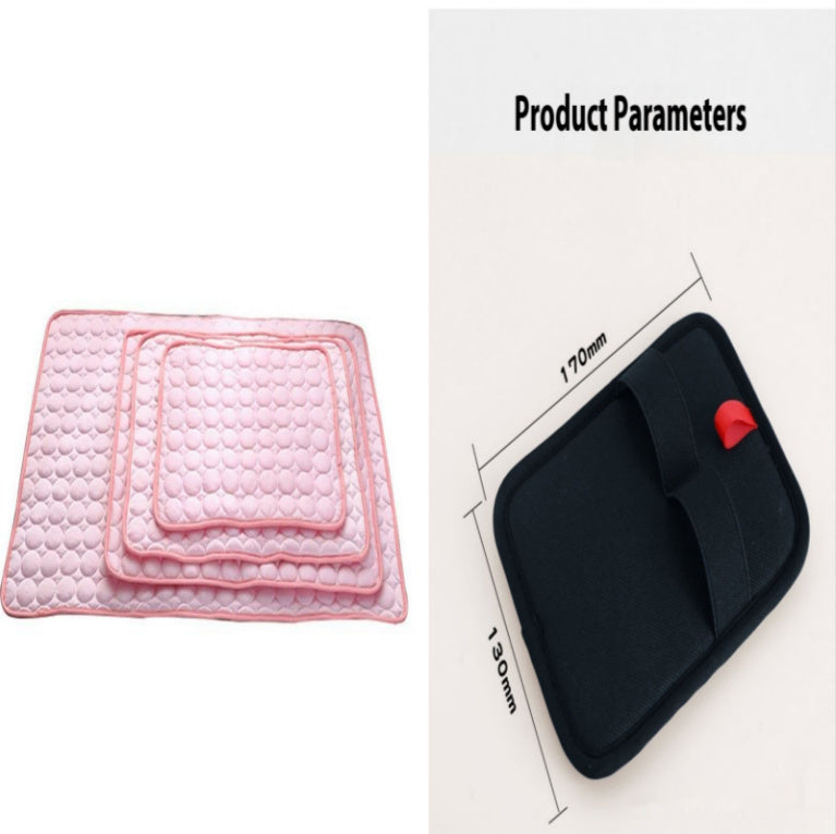 Pet Cooling Mat – Ice Silk Summer Bed Pad for Dogs & Cats