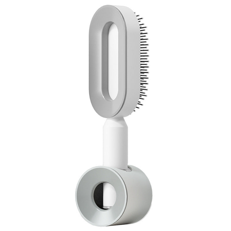 Self-Cleaning Hair Brush for Women – Anti-Frizz Scalp Massager with One-Click Cleaning & Air Cushion Design