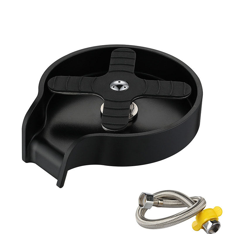 Automatic Cup Washer for Sink – Stainless Steel Glass Rinser for Kitchen, Bar & Coffee Station