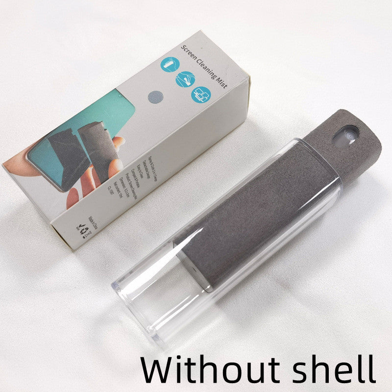 2-in-1 Portable Screen Cleaner Spray – Refillable Microfiber Bottle for Phones, Laptops & Tablets