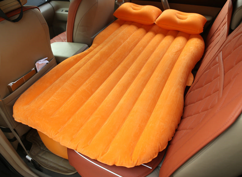 Car Inflatable Bed with Pump – Portable Back Seat Air Mattress for Travel, Camping & Road Trips