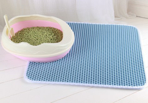 Waterproof Cat Litter Mat – Double-Layer Honeycomb Design for Easy Cleaning
