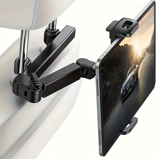 Car Tablet Holder, Headrest Tablet Mount Headrest Stand Cradle Compatible With Devices For IPad Air Mini, Other 4.7-12.9" Cell Phones And Tablets