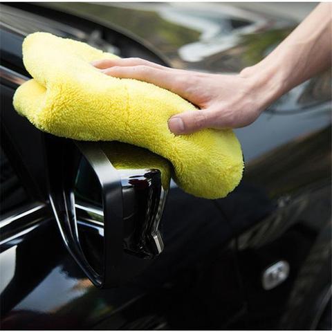 Double-Sided Microfiber Car Wash Towel – Two-Color Scratch-Free Cleaning Cloth