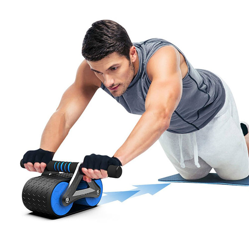 Automatic Rebound Ab Roller – Dual Wheel Core Trainer for Abs & Full Body Workout
