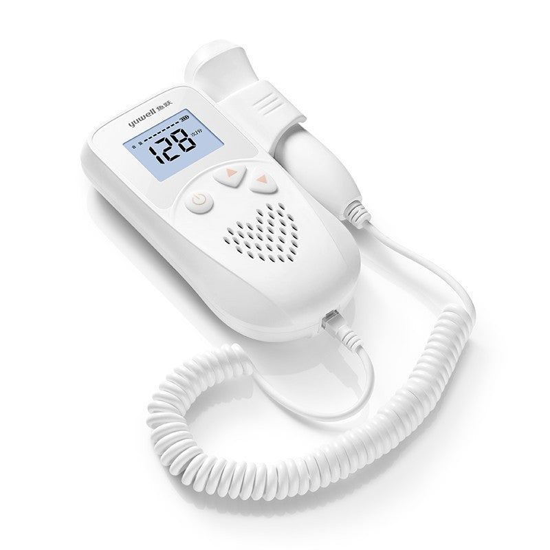 Portable Fetal Doppler – Baby Heartbeat Monitor with LCD Display & Ultrasound Probe