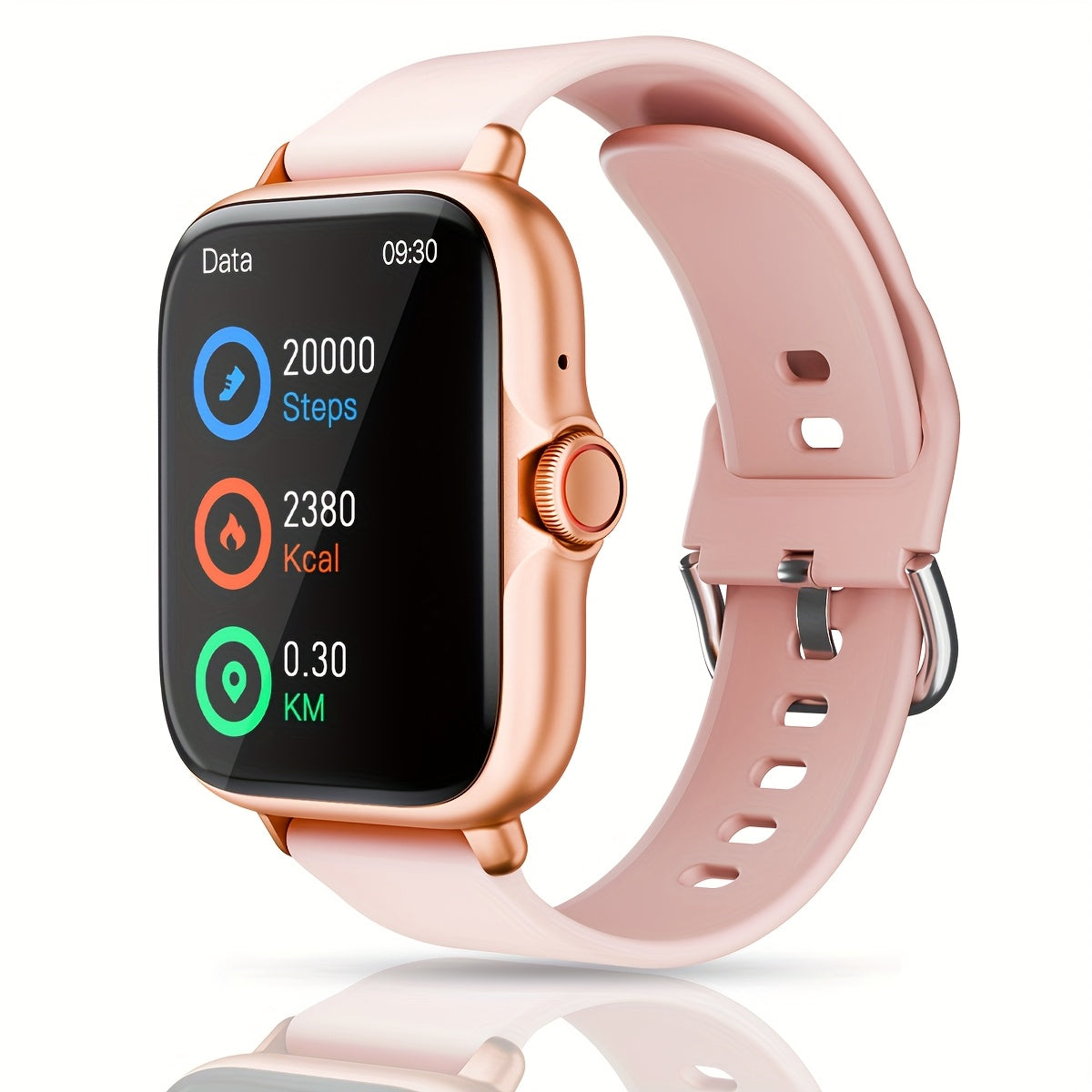 Sports Smart Watch, 1.83'' Full Touch Screen Display with Message, Answer Make Call Smartwatch, Sleep Monitoring, Sports Pedometer, Information Alerts, for iPhone Android Phones, Smartbands Fitness Watch for Women Men Friend