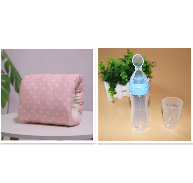 Adjustable Cotton Nursing Arm Pillow – Ergonomic Baby Feeding Support Cushion