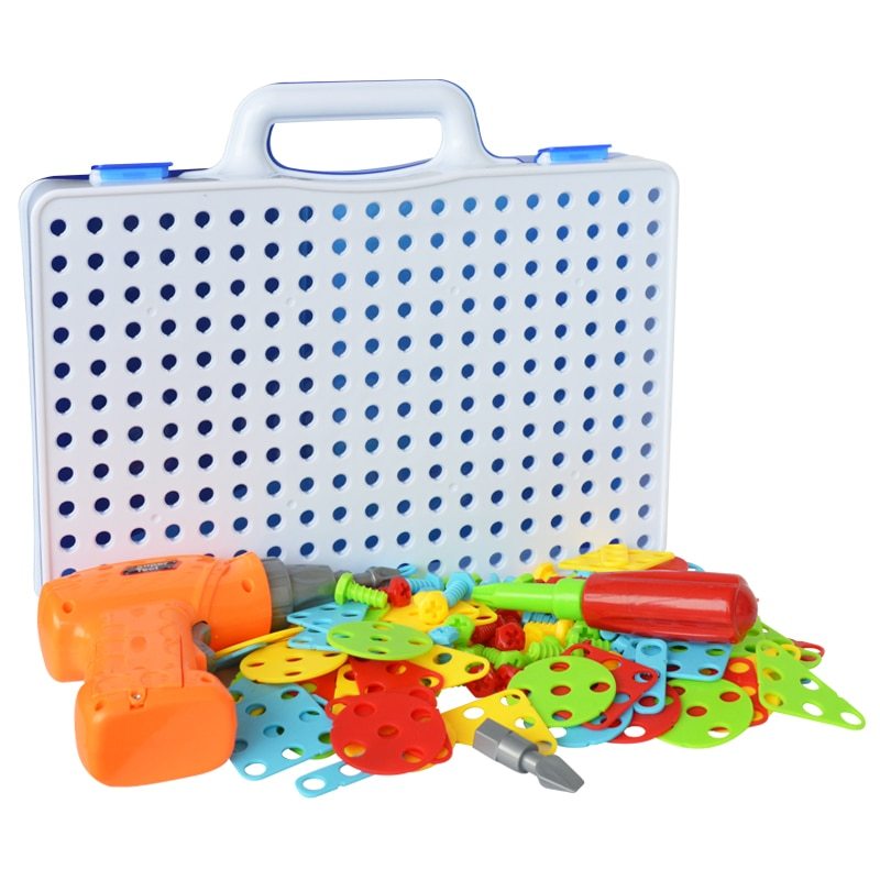 STEM Building Drill Set – Educational Construction Toy Kit for Kids