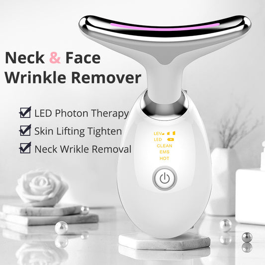 Thermal Neck & Face Massager – LED Lifting Device with Microcurrent Technology