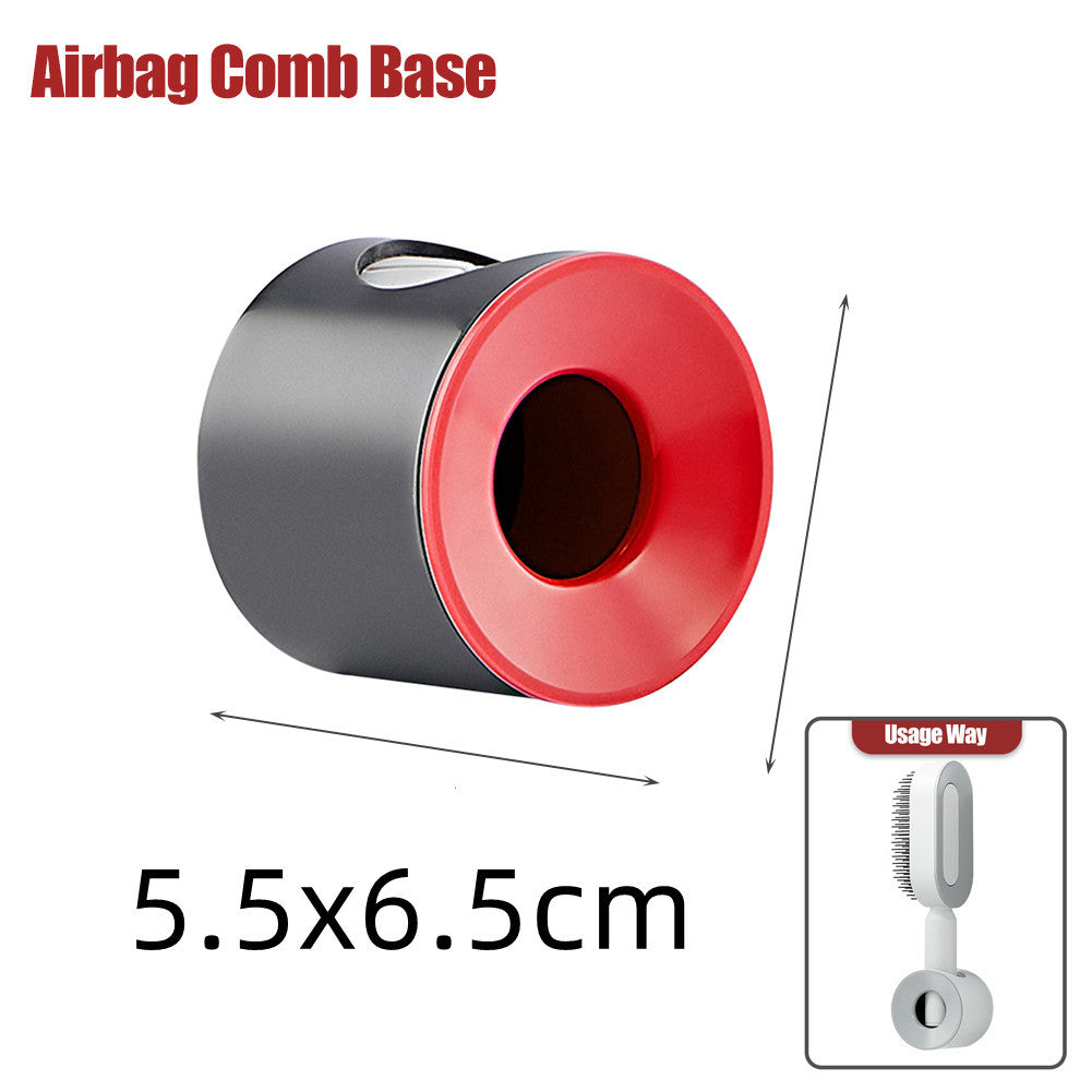 Self-Cleaning Hair Brush for Women – Anti-Frizz Scalp Massager with One-Click Cleaning & Air Cushion Design