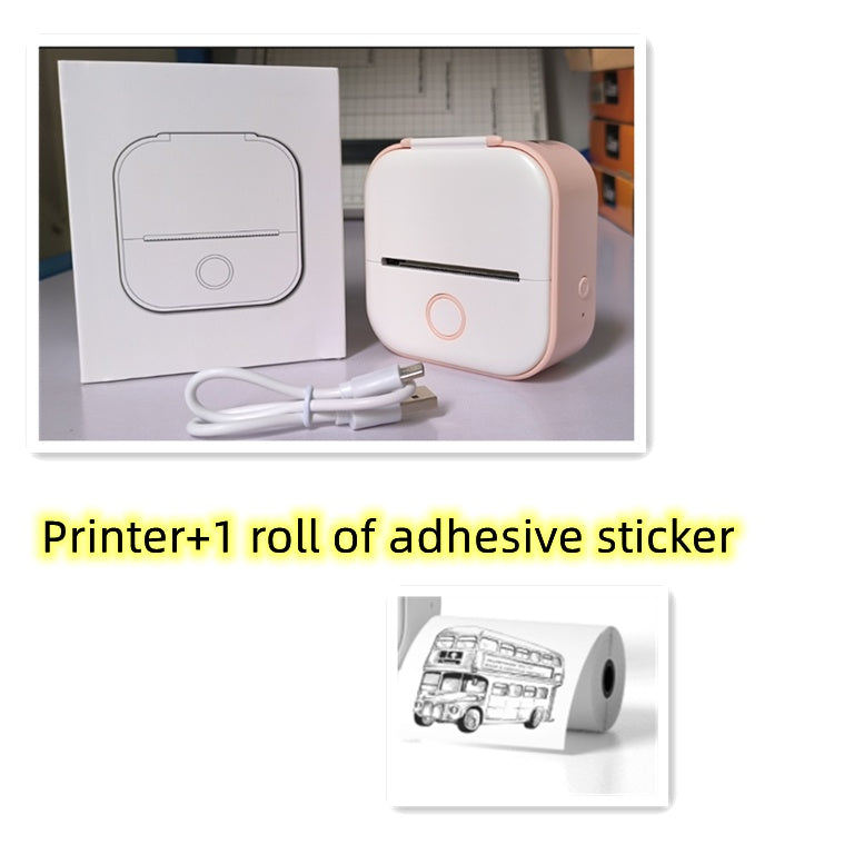 Mini Bluetooth Label Printer – Portable Thermal Photo & Note Printer