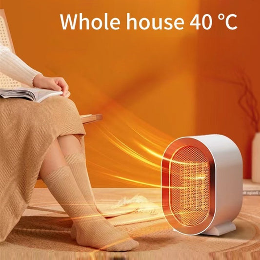 Mini Portable Electric Heater 220V – PTC Ceramic Desktop Fan Heater for Home & Office