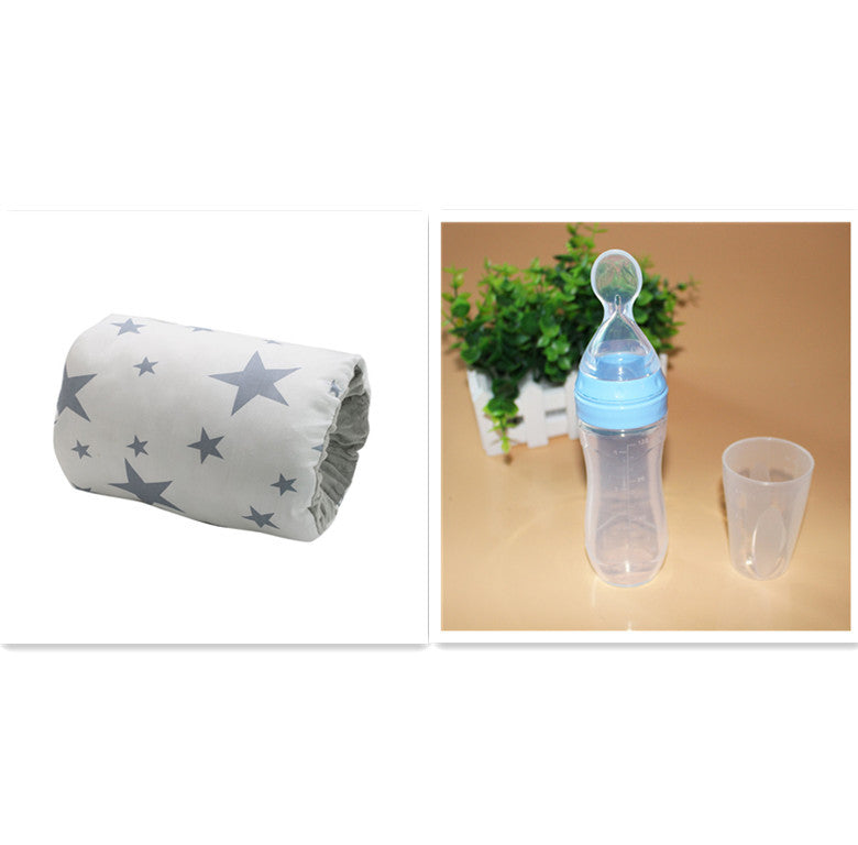 Adjustable Cotton Nursing Arm Pillow – Ergonomic Baby Feeding Support Cushion