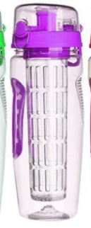 32oz Fruit Infuser Water Bottle – BPA-Free Leakproof Sport Bottle with Removable Filter