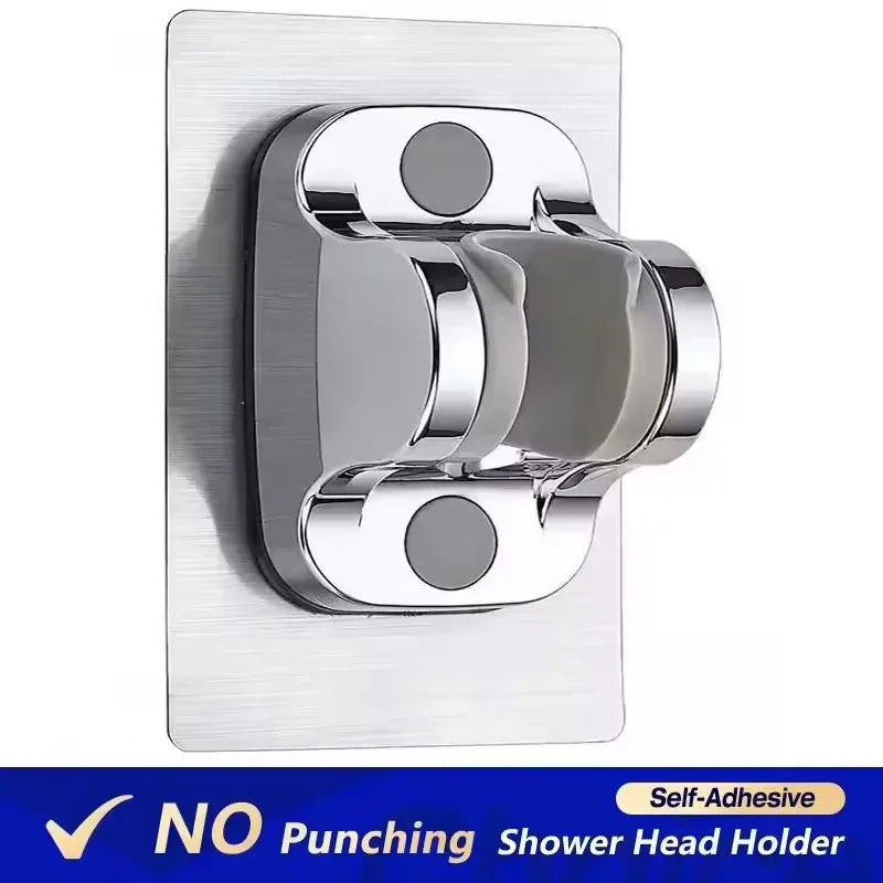 Big Panel High Pressure Large Flow Shower Head With Stop Water Button Silver Massage Abs Spray Nozzle Rainfall Bathroom Shower