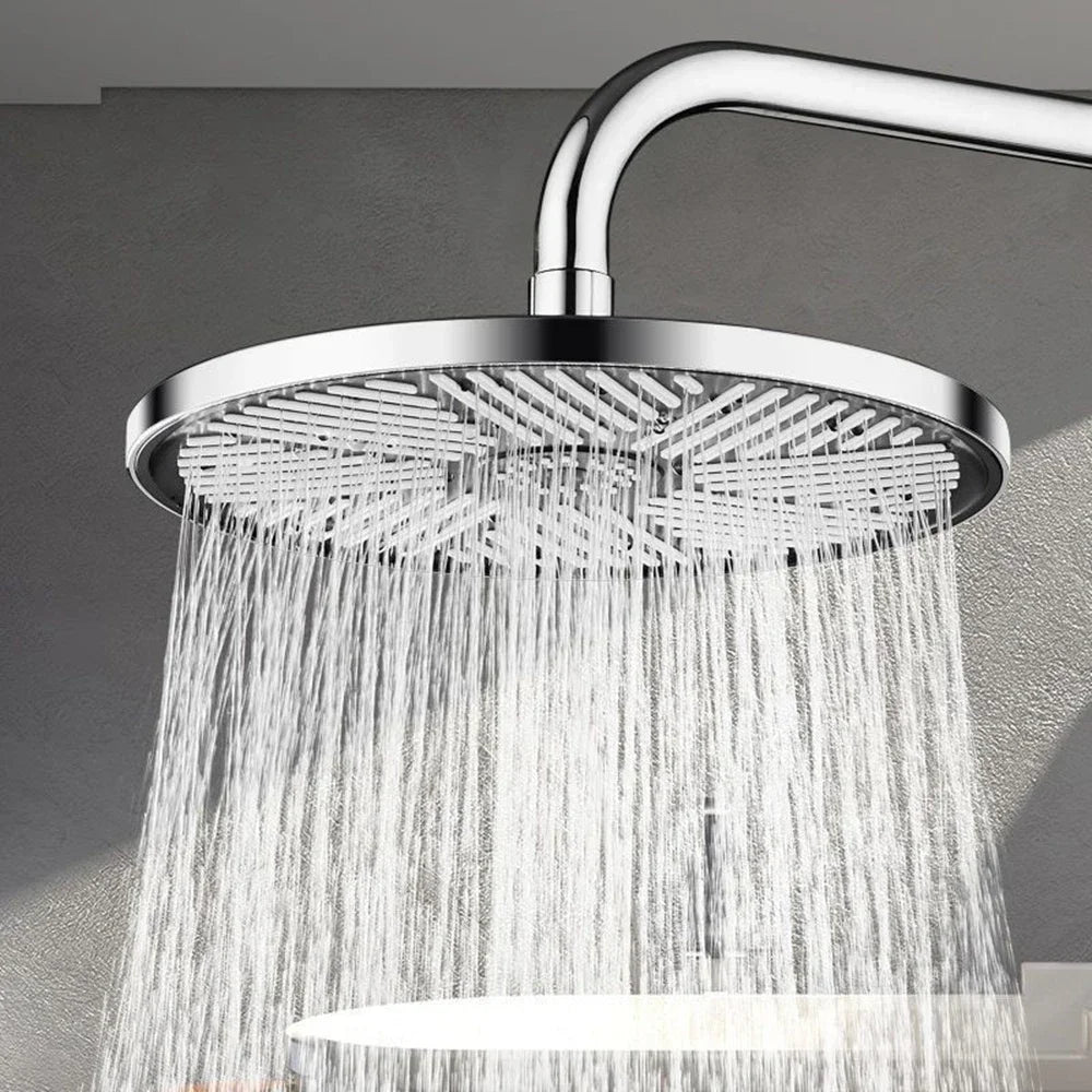 New 10 Inch Big Panel Rainfall Shower Head,High Pressure Shower Head,Water Saving,Top Rain Shower Faucet Bathroom Accessories