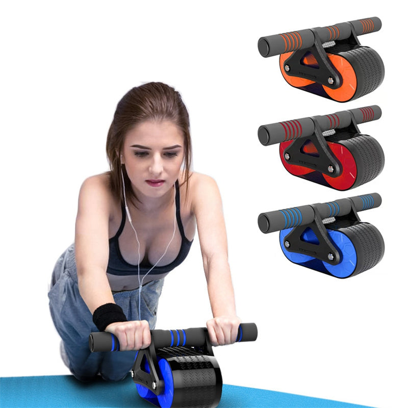 Automatic Rebound Ab Roller – Dual Wheel Core Trainer for Abs & Full Body Workout