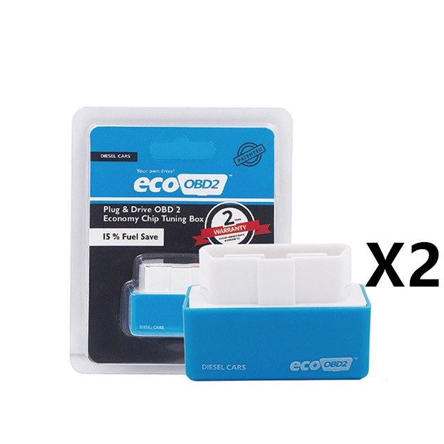 EcoOBD2 Plug & Play Fuel Saver – Smart OBD2 Chip for Gasoline Cars (Fuel Economy & Performance Booster)