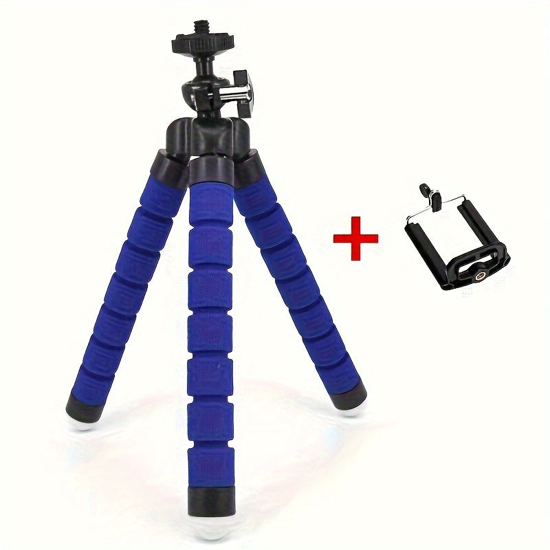 An Octopus Mobile Phone Holder, Camera Stand, Photography Stand-Strong, Durable, Can Be Folded At Will, Multiple Folding Without Damage, Suitable For IPhone Mobile Phones And Other Mobile Phone Models, Cameras And Other