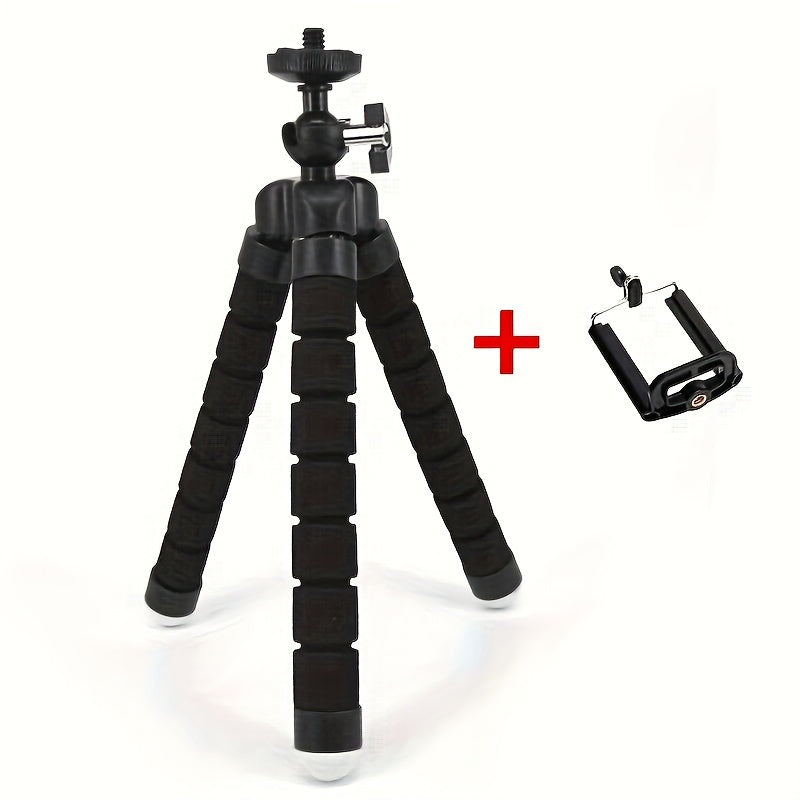 An Octopus Mobile Phone Holder, Camera Stand, Photography Stand-Strong, Durable, Can Be Folded At Will, Multiple Folding Without Damage, Suitable For IPhone Mobile Phones And Other Mobile Phone Models, Cameras And Other