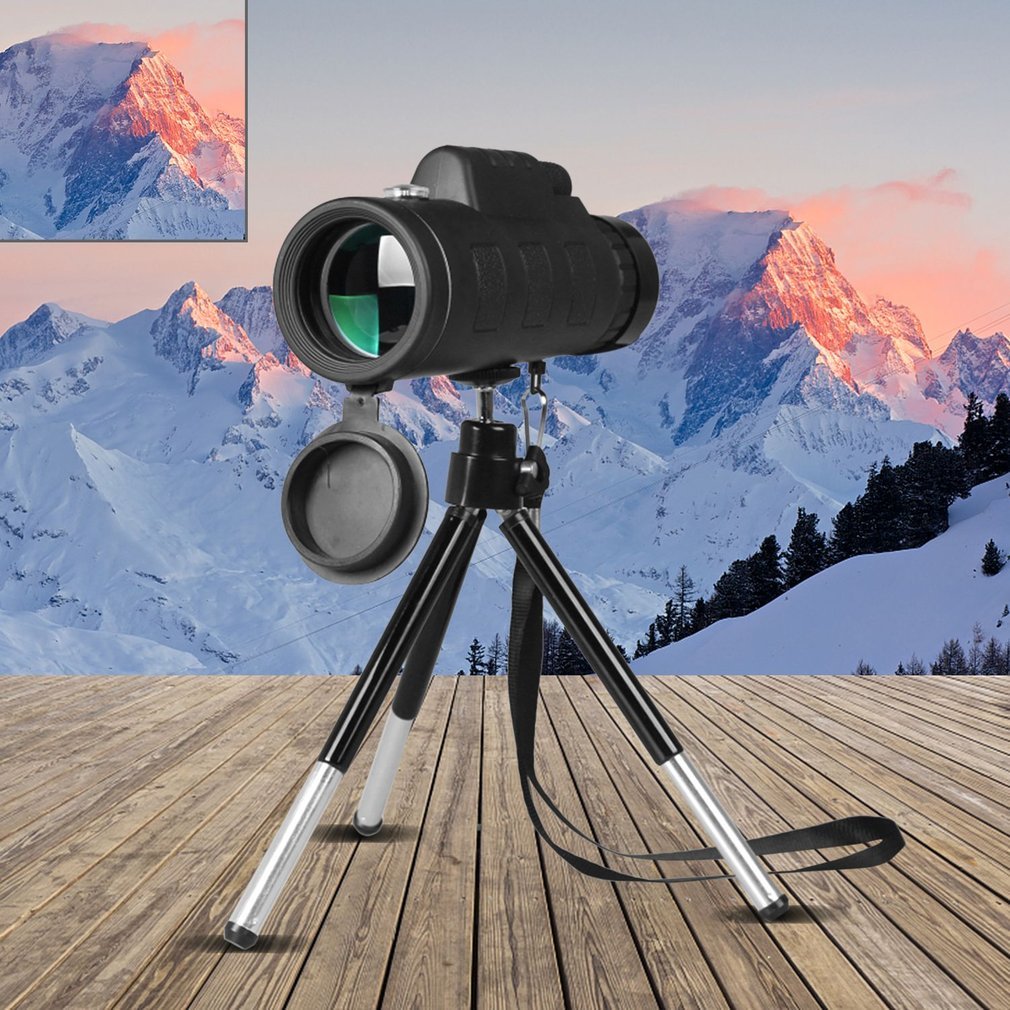 40x60 Monocular Telescope with Tripod & Phone Holder – High Definition Zoom Scope for Outdoor, Camping & Bird Watching