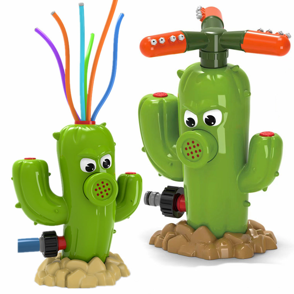Kids Outdoor Water Sprinkler Toy – Funny Garden Splash Cactus for Summer Backyard Play