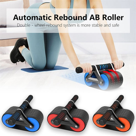 Automatic Rebound Ab Roller – Dual Wheel Core Trainer for Abs & Full Body Workout
