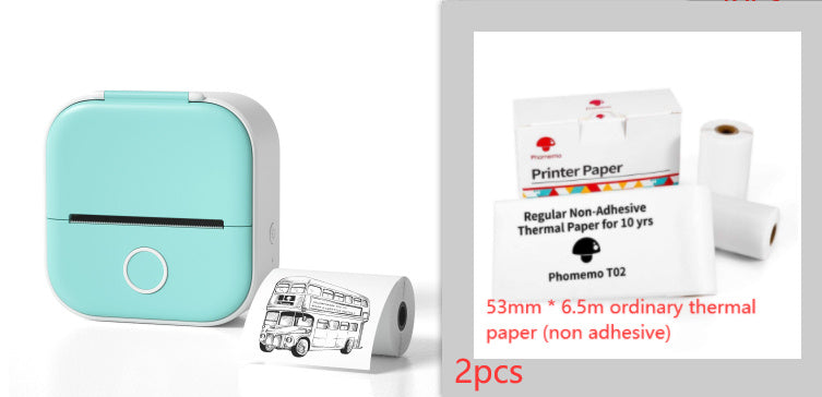 Mini Bluetooth Label Printer – Portable Thermal Photo & Note Printer