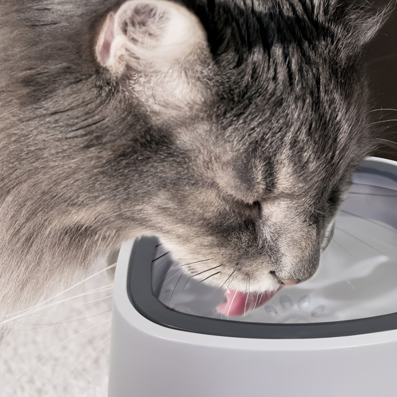 Spill-Proof Pet Water Bowl for Dogs & Cats - Anti-Splash, Non-Slip Base with Floating Filter Design, Perfect for Travel & Home Use, Dog Water Bowl