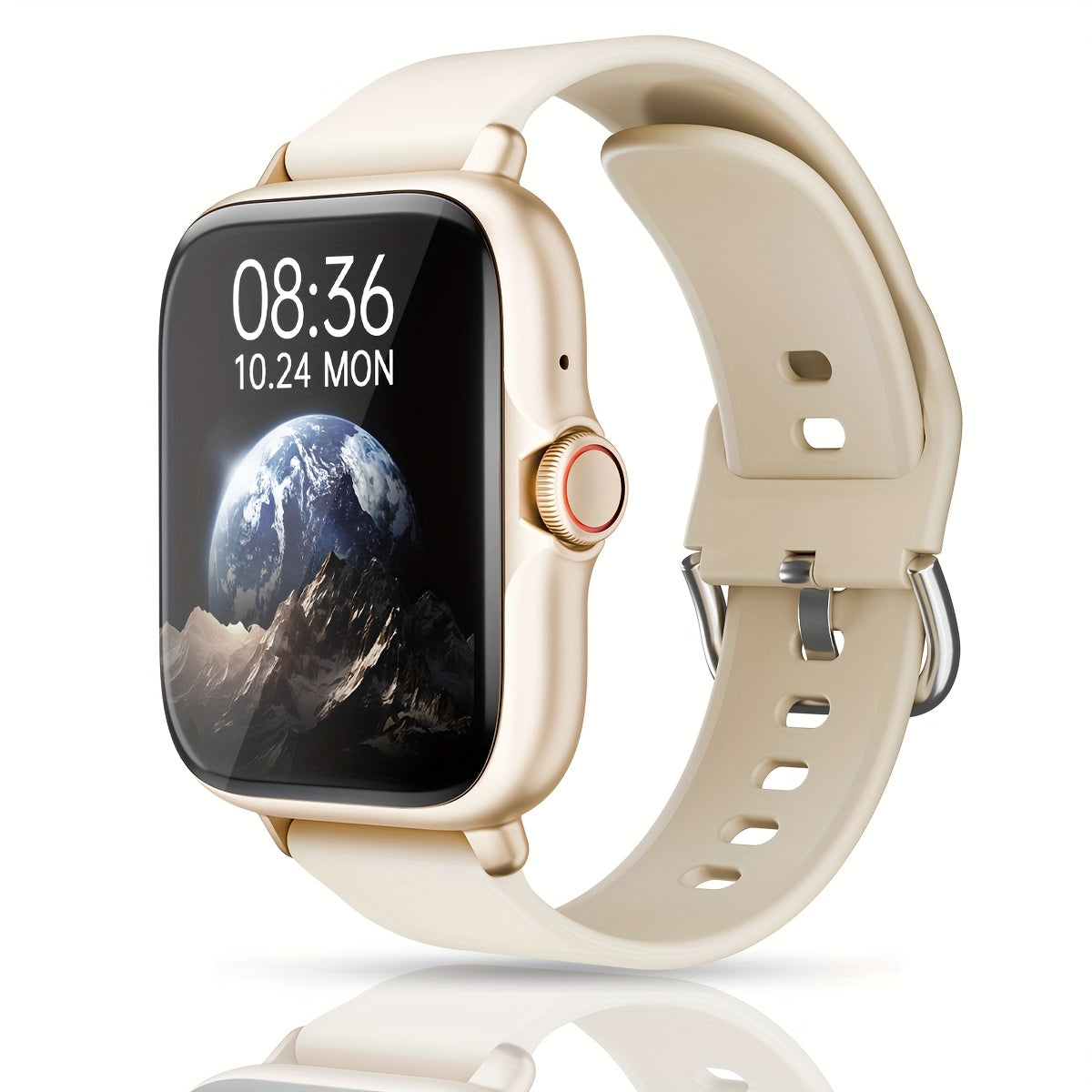 Sports Smart Watch, 1.83'' Full Touch Screen Display with Message, Answer Make Call Smartwatch, Sleep Monitoring, Sports Pedometer, Information Alerts, for iPhone Android Phones, Smartbands Fitness Watch for Women Men Friend