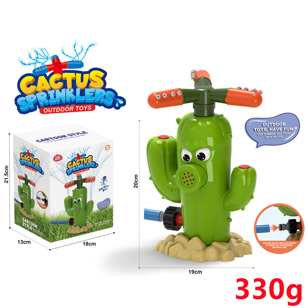 Kids Outdoor Water Sprinkler Toy – Funny Garden Splash Cactus for Summer Backyard Play