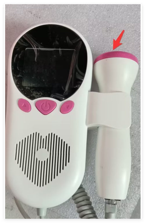 Portable Fetal Doppler – Baby Heartbeat Monitor with LCD Display & Ultrasound Probe