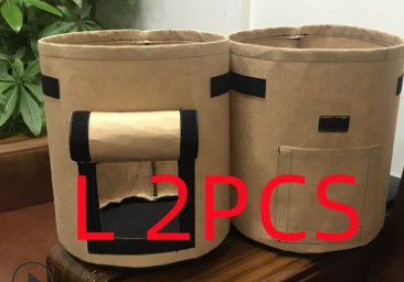 Breathable Grow Bags for Potatoes, Tomatoes & Vegetables – Reusable Plant Growth Bags with Harvest Window