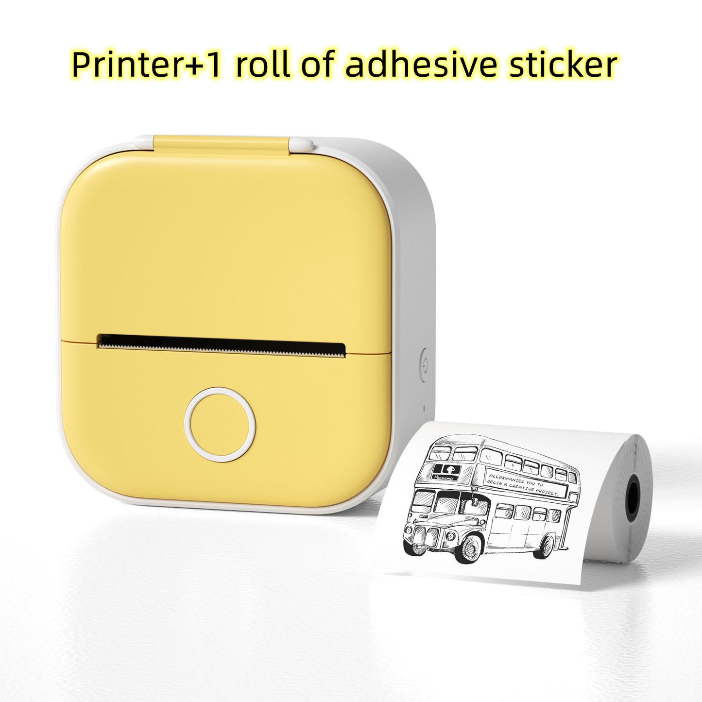 Mini Bluetooth Label Printer – Portable Thermal Photo & Note Printer