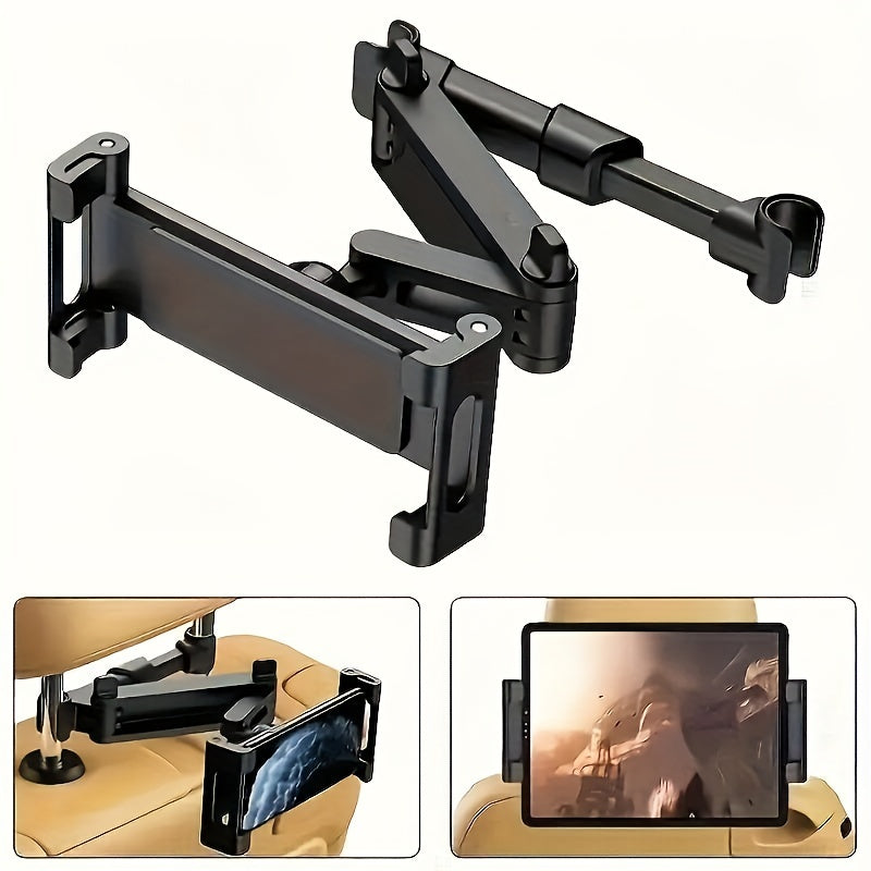 Car Tablet Holder, Headrest Tablet Mount Headrest Stand Cradle Compatible With Devices For IPad Air Mini, Other 4.7-12.9" Cell Phones And Tablets