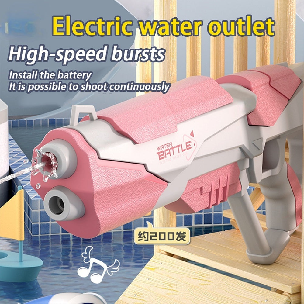 Space Electric Water Gun – Automatic USB Rechargeable High-Pressure Water Blaster for Kids & Adults