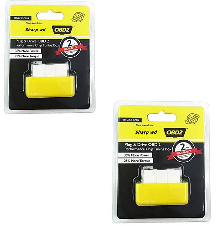 EcoOBD2 Plug & Play Fuel Saver – Smart OBD2 Chip for Gasoline Cars (Fuel Economy & Performance Booster)